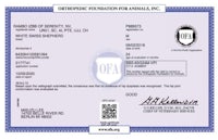 a certificate for the office foundation for malala, llc