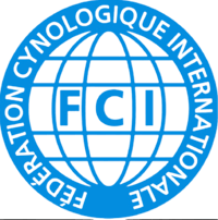 the logo for the cynologique internationale fci