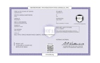 executive foundation for animal ac certificate